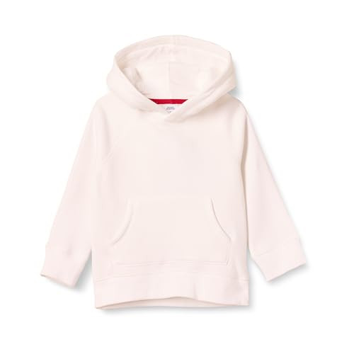AMAZON ESSENTIALS BOYS AND TODDLERS' PULLOVER HOODIE SWEATSHIRTS - XS - WHITE New