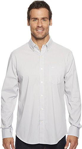 526610001 DOCKERS MEN'S CLASSIC FIT LONG SLEEVE SHIRT, SIZE: MEN S, FOIL GRAY