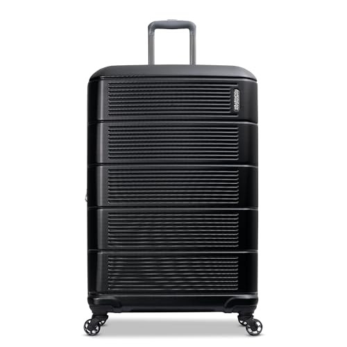 AMERICAN TOURISTER STRATUM 2.0 HARDSIDE EXPANDABLE LUGGAGE JET BLACK 3PC New