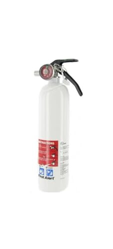 FIRST ALERT REC5 RECHARGEABLE FIRE EXTINGUISHER SODIUM BICARBONATE-White New