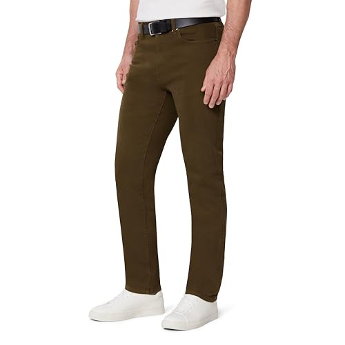 AEMN60626M26 AMAZON ESSENTIALS Men's regular-fit garment dyed Dark Brown 32x28