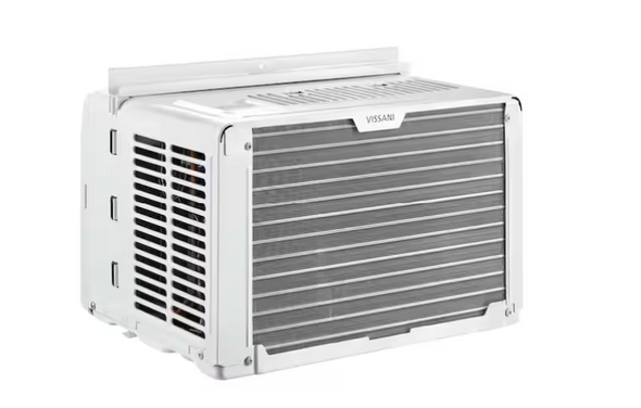 VISSANI 6,000 BTU 115-VOLT WINDOW AIR CONDITIONER COOLS 250 SQ FT REMOTE - WHITE New