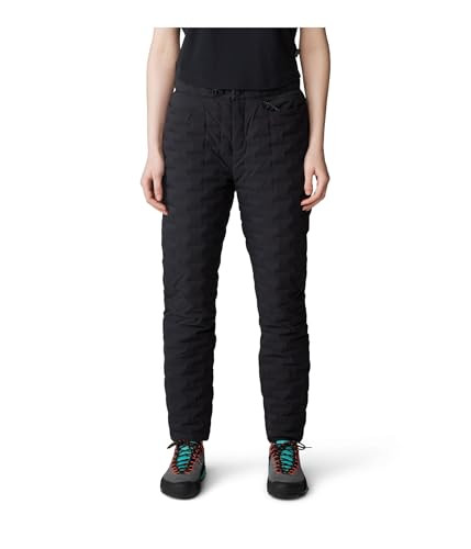 2079541010 MOUNTAIN HARDWEAR STRETCHDOWN LIGHT PANTS WOMEN'S L BLACK New