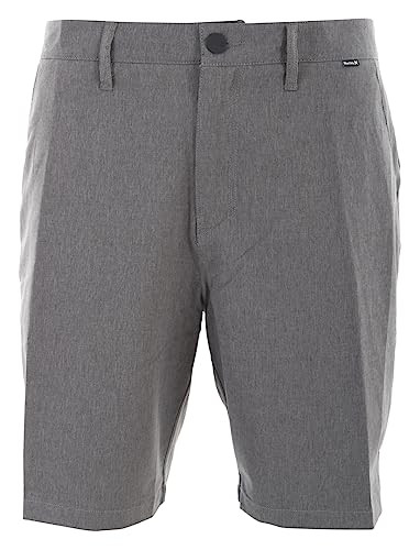 CK4535 Hurley Phantom 20" Men's Walkshorts Black Heather Size 30 New