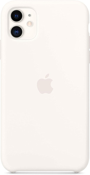 APPLE SILICONE CASE (FOR IPHONE 11) - WHITE New