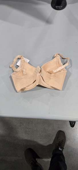 ANGELINA WOMENS WIRED PADDED T-SHIRT BRA - SIZE: WOMEN 32B - BEIGE
