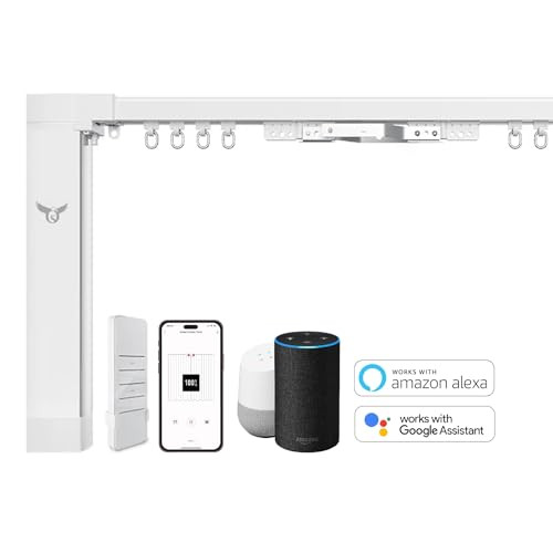 FLYINGOSPREY OSPREY SMART CURTAIN TRACK 70.8"/1.8m - 129.9"/3.3m - WHITE