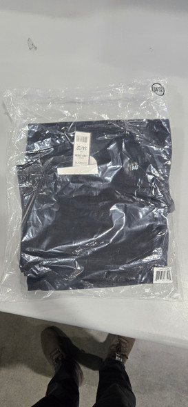 AUTHENTIC STRETCH LASTING FIT & COMFORT PANTS - SIZE: MEN 34X32 - BLACK