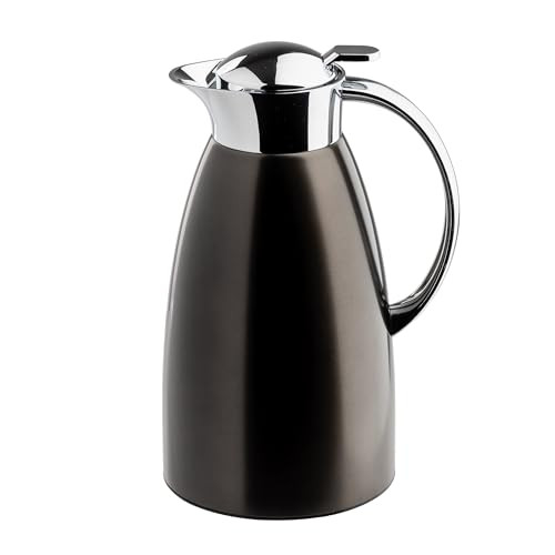 TABLECRAFT 12682 68 OZ (2L) STAINLESS STEEL COFFEE CARAFE - BLACK