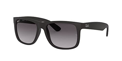 RAY-BAN UNISEX JUSTIN RECTANGULAR SUNGLASSES 55MM - RB4165 604/8G - 55S