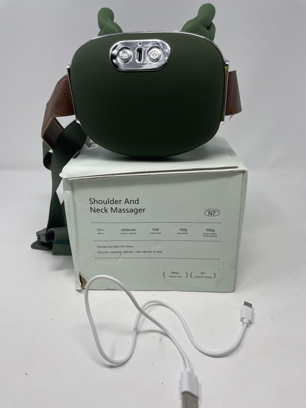 GENERIC SHOULDER NECK MASSAGER WITH HEAT 4D BIONIC HEATED NECK MASSAGE - GREEN
