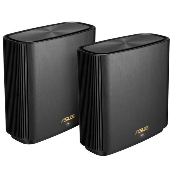 ASUS ZenWiFi - AX7800 WiFi 6 AiMesh Home Wireless System - Black (2-Pack)