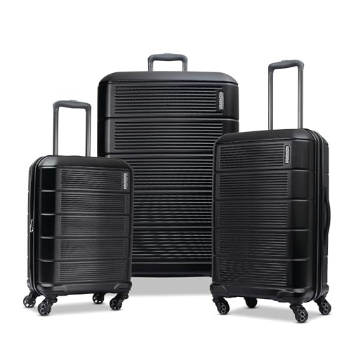 AMERICAN TOURISTER STRATUM 2.0 HARDSIDE EXPANDABLE LUGGAGE, 3PC - JET BLACK