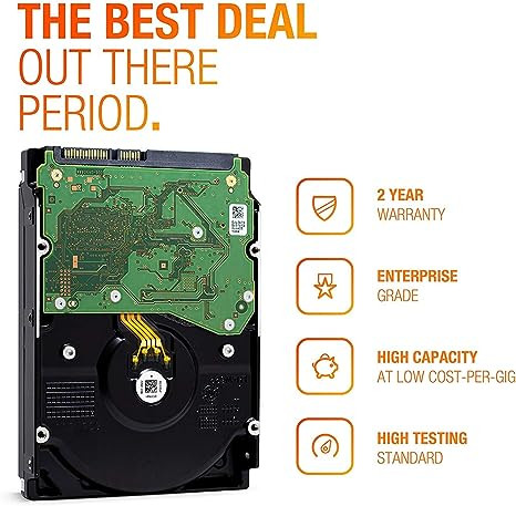 HGST 3.5" 8TB SAS 12Gb/s 7.2K RPM 128M Enterprise Hard Drive HUH728080AL4200