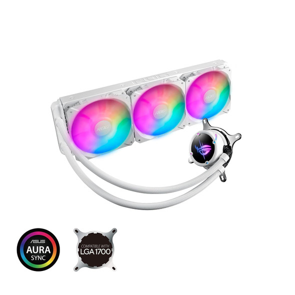 ASUS ROG Strix LC II 360 ARGB White Edition all-in-one liquid CPU cooler