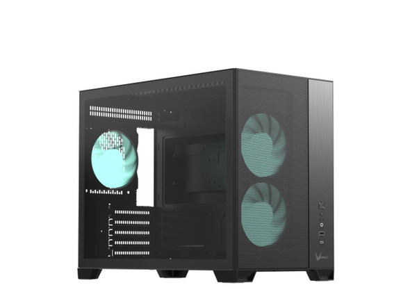 Formula V Line Air Mesh G6 Plus Mid-Tower PC Case, Front-Mounted PSU Compact