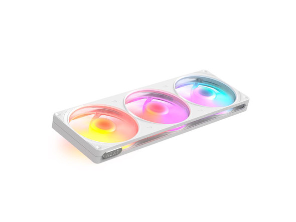 NZXT F360 RGB White 360mm PWM Single-Frame Addressable RGB Fan