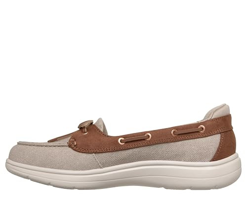 138403 SKECHERS WOMENS HANDS FREE SLIP-INS ON THE GO FLEX RADIANT TAUPE 10 New