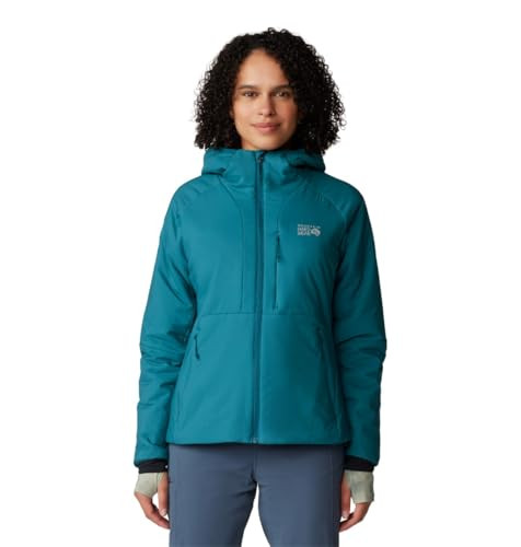 MOUNTAIN HARDWEAR WOMEN'S KOR STASIS HOODY SIZE: WOMEN L JACK PINE - NEW 2024