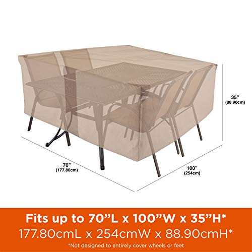 Modern Leisure 2946 Monterey Patio Table Chairs Furniture Set Outdoor Cover