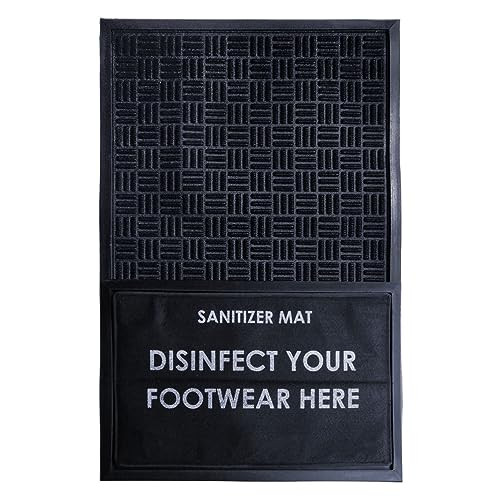 RugSmith Layered Rubber Sanitizer Doormat Tray Foam Insert 24" x 36" B08Q8MC2V3