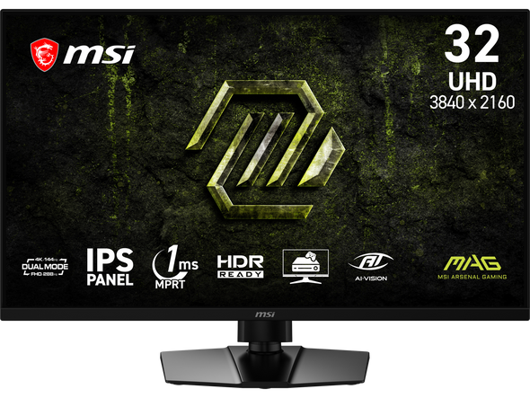 MSI 32 inch Dual Mode UHD 4K 144Hz Full HD 288Hz AMD FreeSync Premium (Adaptive