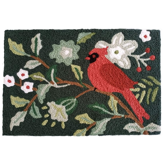 JELLYBEAN BOHO CARDINAL JELLYBEAN ACCENT WASHABLE RUG 20 X 30 - GREEN