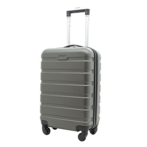 TRAVELERS CLUB HARPER LUGGAGE 20" CARRY-ON - CHARCOAL