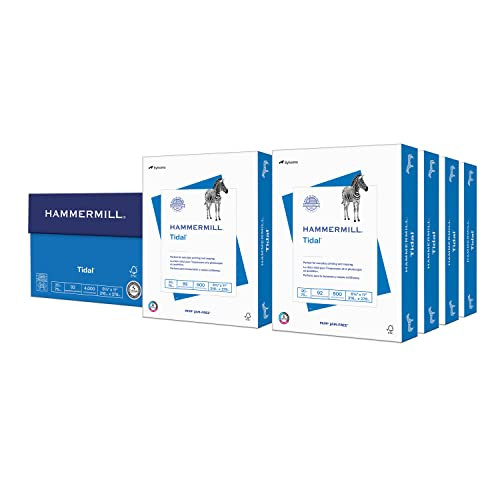 Hammermill Printer Paper - 20 lb Tidal Copy Paper - 8.5 x 11 (4,000 Sheets) New