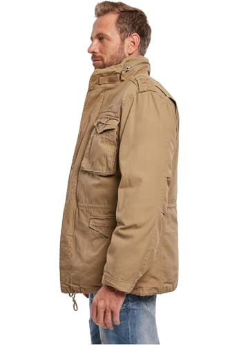 Brandit M-65 Giant Jacket, Men, Removable Lining & Hood, Camel, Size 7XL New