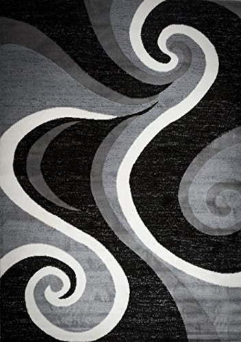 McKenzie Gray/White/Black Area Rug New
