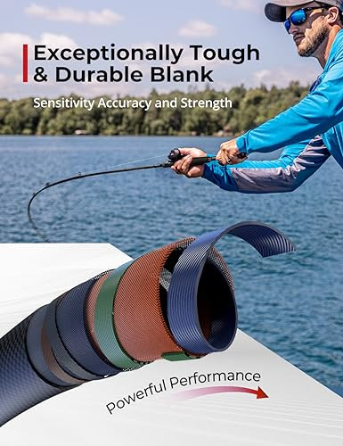 Piscifun Torrent Baitcaster Rod One Piece Casting Rod Durable Lightweight New