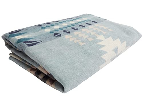 PENDLETON Organic Cotton Jacquard Blanket - Throw Rancho Arroyo Shale One Size New
