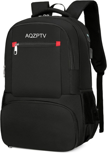 AQZPTV Insulated Cooler Lunch Backpack Leakproof Lightweight Anti-theft - Black