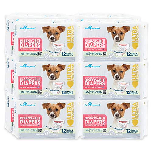 Paw Inspired Disposable Diapers, 12/BAG, 12/BOX, SIZE: S (B07VKSML22) New