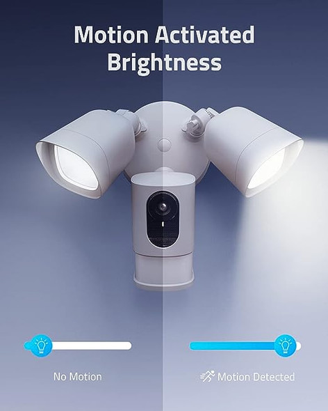 Eufy Security Floodlight Cam 2 2K2-Way Audio T8424121 - White