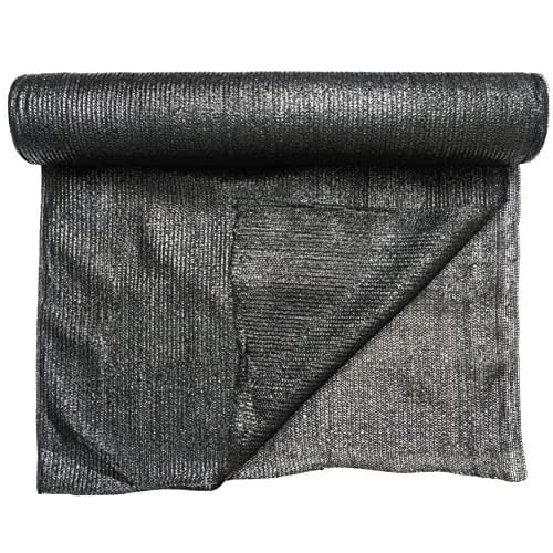 WindscreenSupplyCo 60% 5'10''x100FT Eyelets Shade Cloth Roll PS6160BLKX1 - Black New