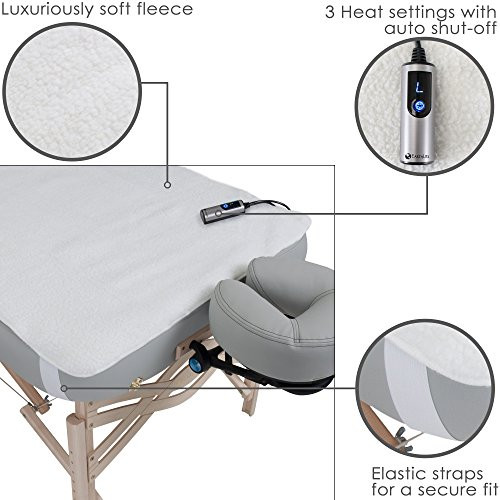EARTHLITE Massage Table Warmer Fleece Pad (2in1), 3 Heat Settings, NEW New