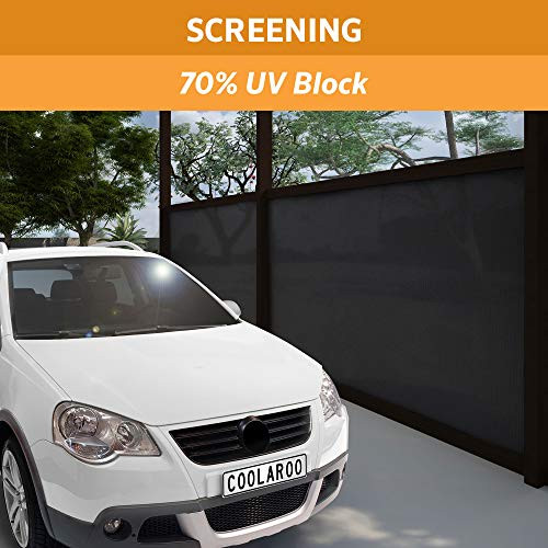 Coolaroo 70% UV Block Prvacy & Screening Fabric - 6ftx15ft Roll - Rainforest New