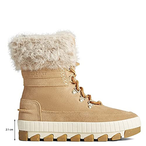 STS86830 Sperry Women's Torrent Winter Lace Up Snow Boot Tan W9