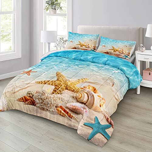 Bedbay Queen Size Galaxy Comforter Set Glitter Galaxy Bedding New