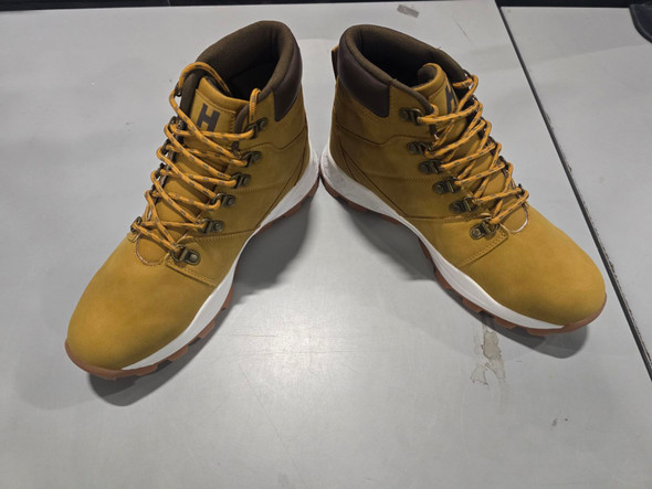 HENLEYS MEN'S MONTENEGRO PADDED COLLAR CASUAL BOOTS - SIZE: MEN 9 - WHEAT