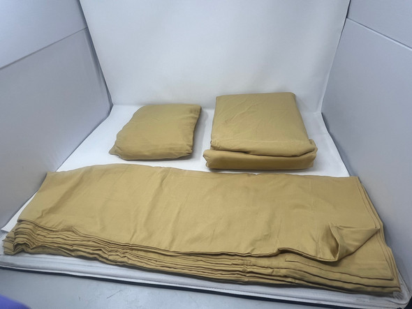 KATHY IRELAND HOME BAMBOO COOLING 6PC, QUEEN SHEET SET - GOLD