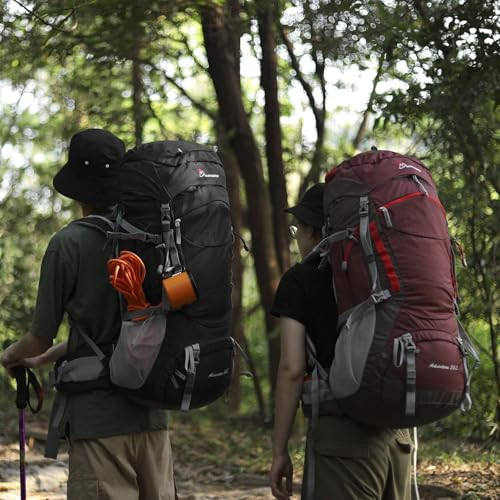 55L Mountaintop Loft 4 Backpacking Backpack Men Rain Cover Forest Green