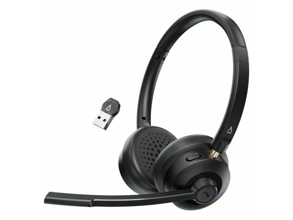 Creative Chat Wireless On-Ear Headset with Noise-Cancelling Boom Mic