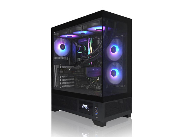 AVGPC Whirlwind Gaming PC AMD Ryzen 7 7800X3D Zen5, Radeon RX 9070 XT, 32GB