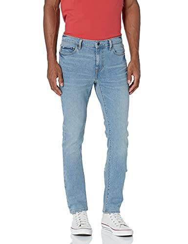 AMAZON ESSENTIALS MEN'S SKINNY-FIT COMFORT STRETCH DENIM JEANS - SIZE: 30W X 29L New