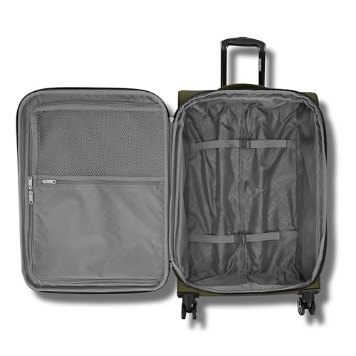 SAMSONITE SAIRE LTE SOFTIDE EXPANDABLE WHEEL LUGGAGE - OLIVE GREEN