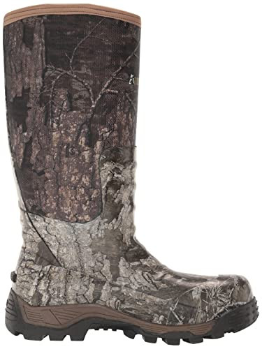 B081TYZ96B ROCKY Sport Pro Pull-On Rubber Snake Boot, Size 9, Mossy Oak