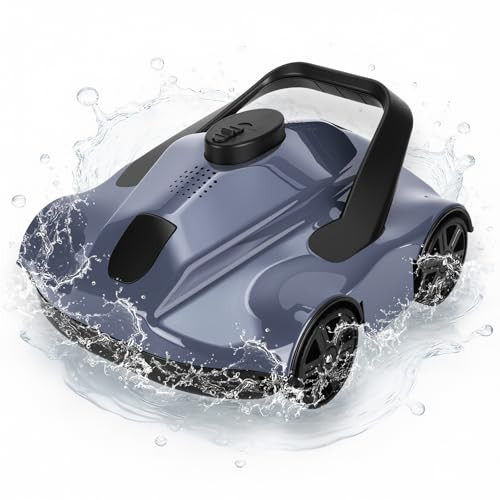 TAKYWEPO ROBOTIC POOL CLEANER 130-MINUTE RUNTIME WR050 - GRAY